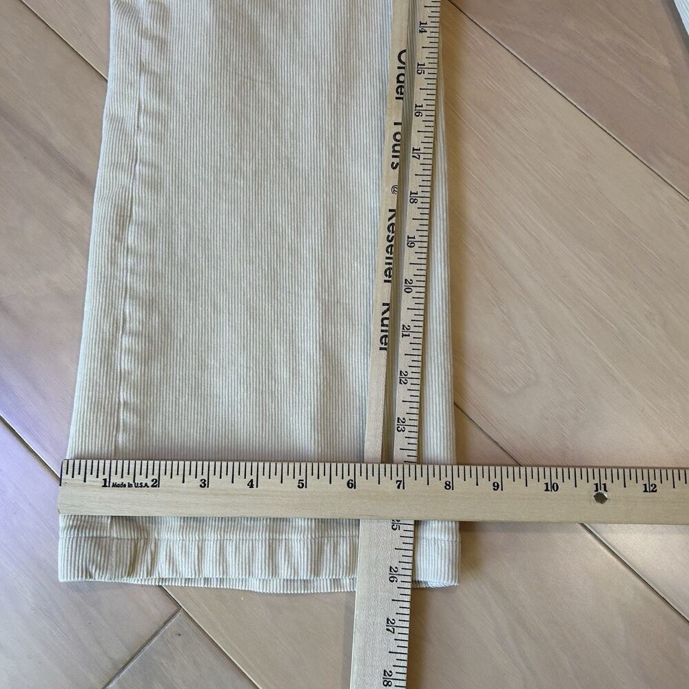 Faherty Womens 5 Pocket Corduroy Pants Ivory Women’s 28 - Picture 8 of 8